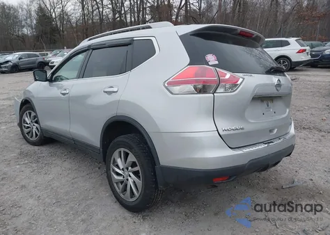 2014 Nissan Rogue Sl z USA, uszkodzony, nr VIN 5N1AT2MVXEC871177